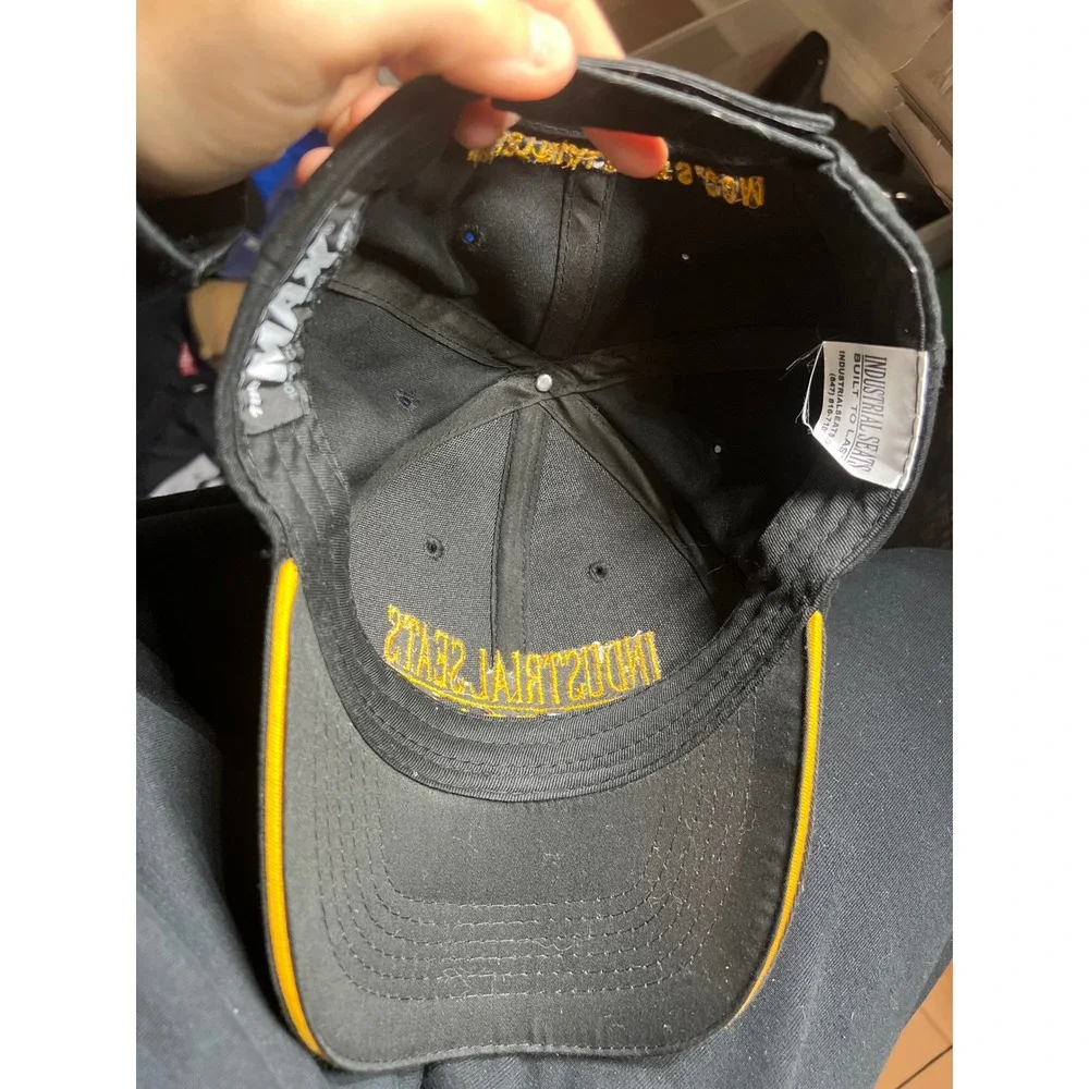 Industrial Seats‎ Built To Last Black Baseball Cap Embroidered Strapback Hat